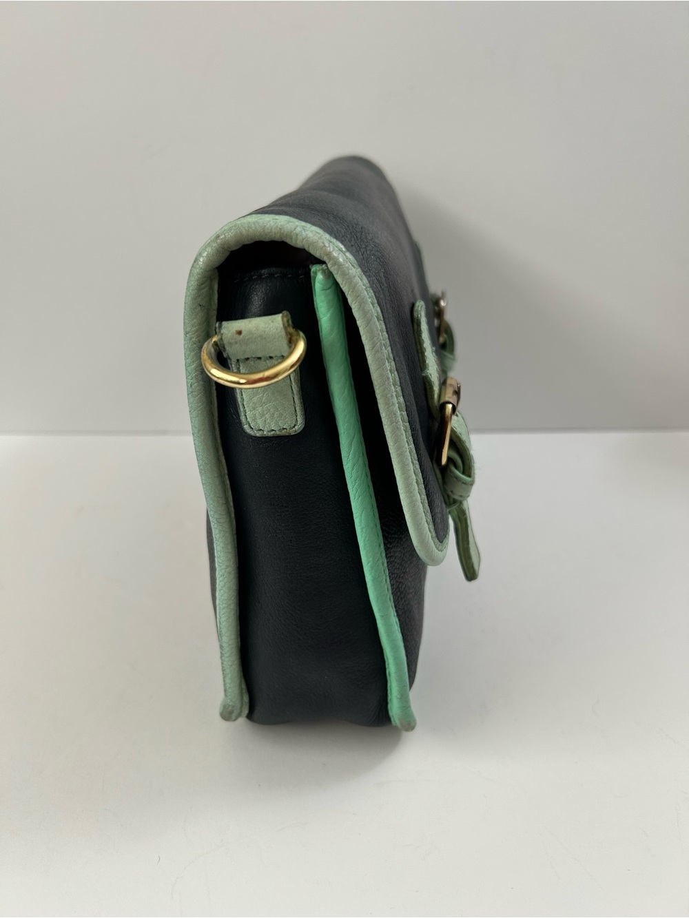 Cynthia Rowley - Leather Messenger Bag. Project Bag! - Picture 4 of 16